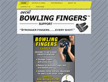 Tablet Screenshot of bowlingfingers.com